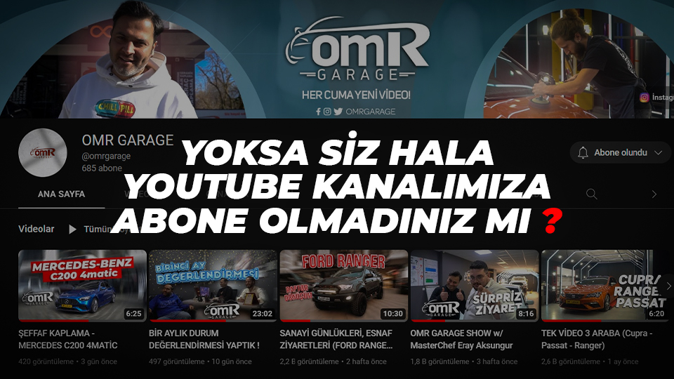 Yoksa siz hala Youtube kanalımıza abone olmadınız mı❓